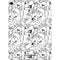 Looney Tunes Looney Squad Black and White Grid Apple iPad Air Skin