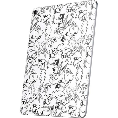 Looney Tunes Looney Squad Black and White Grid Apple iPad Air Skin