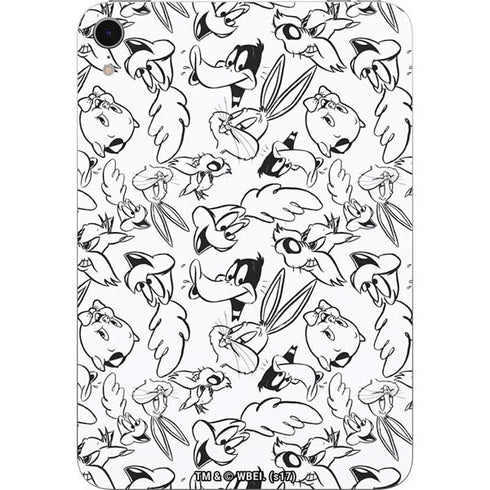 Looney Tunes Looney Squad Black and White Grid Apple iPad Mini Skin