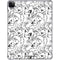 Looney Tunes Looney Squad Black and White Grid iPad Pro 11in (2024) Clear Case