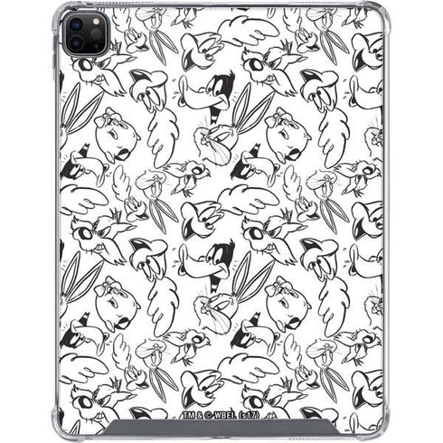 Looney Tunes Looney Squad Black and White Grid iPad Cases