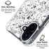 Looney Tunes Looney Squad Black and White Grid iPhone 16 Clear Case