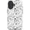 Looney Tunes Looney Squad Black and White Grid iPhone 16 Magsafe Impact Case
