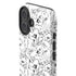 Looney Tunes Looney Squad Black and White Grid iPhone 16 Plus Impact Case
