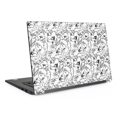 Looney Tunes Looney Squad Black and White Grid Dell Latitude Skin