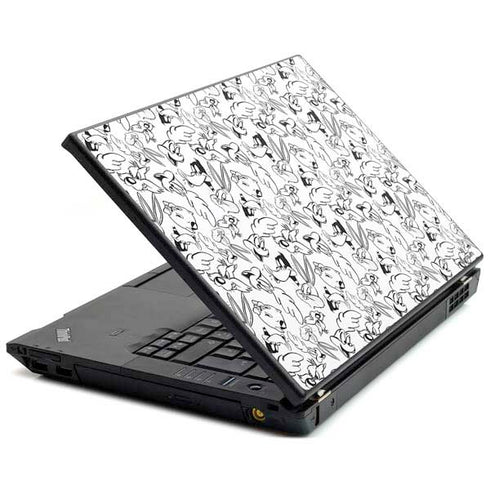 Looney Tunes Looney Squad Black and White Grid Lenovo T420 Skin