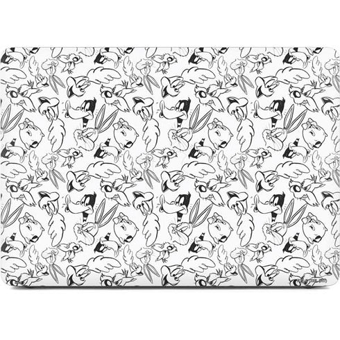 Looney Tunes Looney Squad Black and White Grid Apple MacBook Air Skin