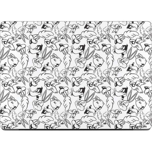 Looney Tunes Looney Squad Black and White Grid Apple MacBook Pro 14-inch Skin