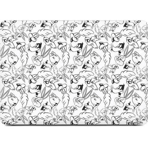 Looney Tunes Looney Squad Black and White Grid Apple MacBook Pro 16-inch Skin