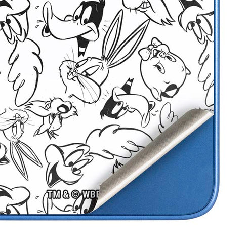Looney Tunes Looney Squad Black and White Grid Moto G Play 4G (2024) Skin