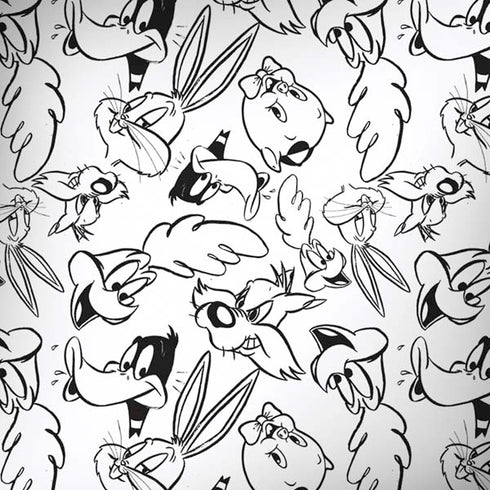 Looney Tunes Looney Squad Black and White Grid Moto G6 Skin