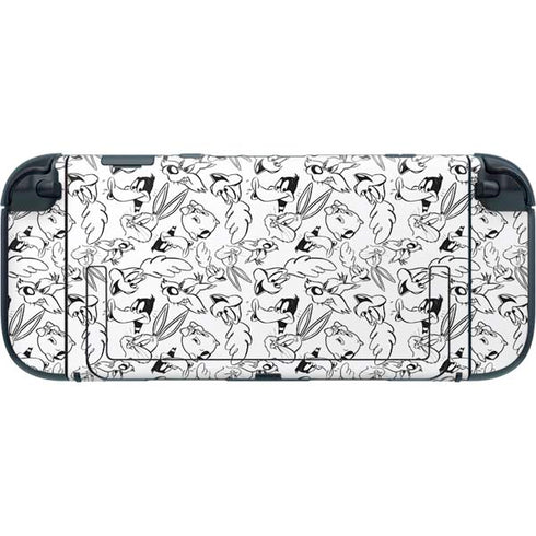 Looney Tunes Looney Squad Black and White Grid Nintendo Switch 2 (2025) with Joy-Con Skin