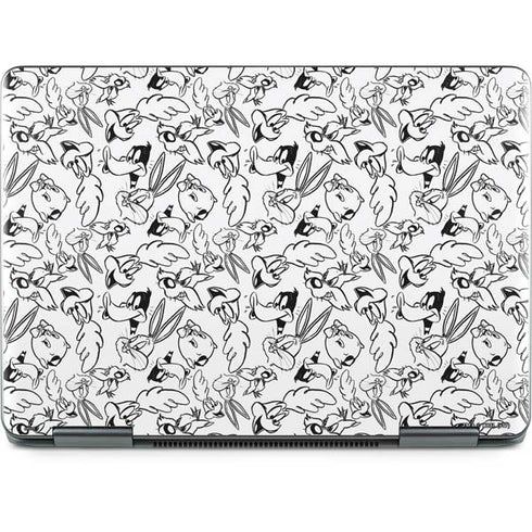 Looney Tunes Looney Squad Black and White Grid Notebook 9 Pro 13in (2017) Skin