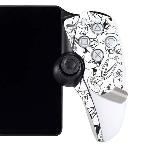 Looney Tunes Looney Squad Black and White Grid PlayStation Portal Remote Player Skin