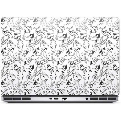 Looney Tunes Looney Squad Black and White Grid Dell Precision Skin