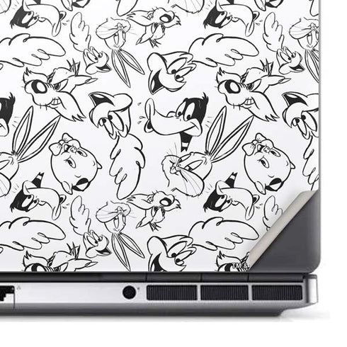 Looney Tunes Looney Squad Black and White Grid Dell Precision Skin