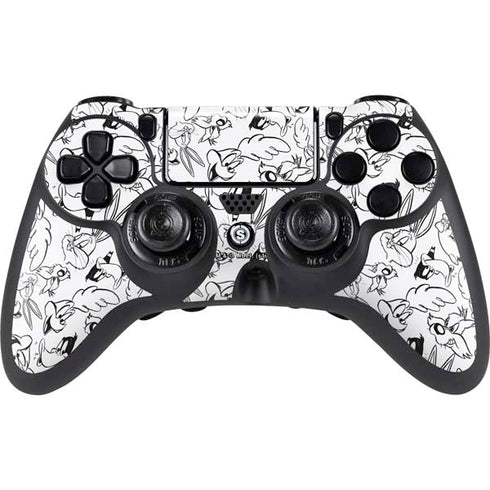 Looney Tunes Looney Squad Black and White Grid PlayStation PS4 Skins