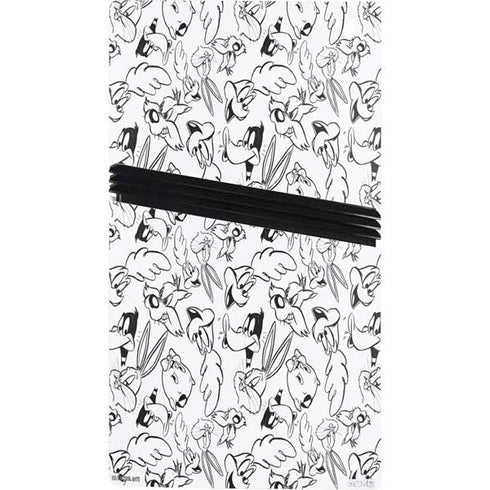 Looney Tunes Looney Squad Black and White Grid PS5 Pro Bundle Skin