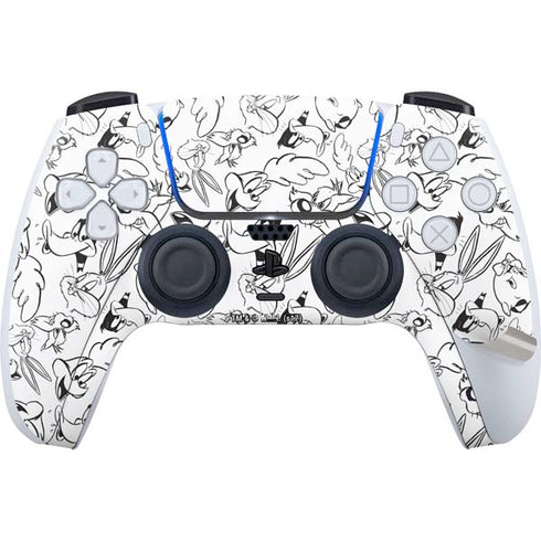 Looney Tunes Looney Squad Black and White Grid PS5 Pro Bundle Skin