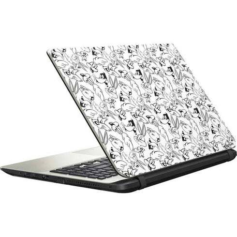 Looney Tunes Looney Squad Black and White Grid Satellite L50-B / S50-B Skin