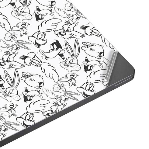 Looney Tunes Looney Squad Black and White Grid Surface Laptop 7 13.8in Skin