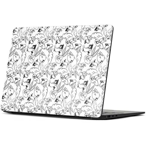 Looney Tunes Looney Squad Black and White Grid Surface Laptop 7 15in Skin