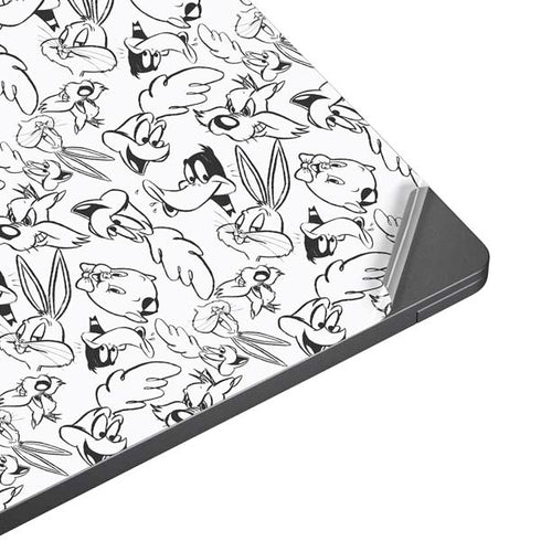 Looney Tunes Looney Squad Black and White Grid Surface Laptop 7 15in Skin