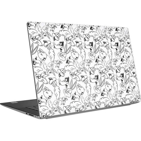 Looney Tunes Looney Squad Black and White Grid Dell XPS Skin