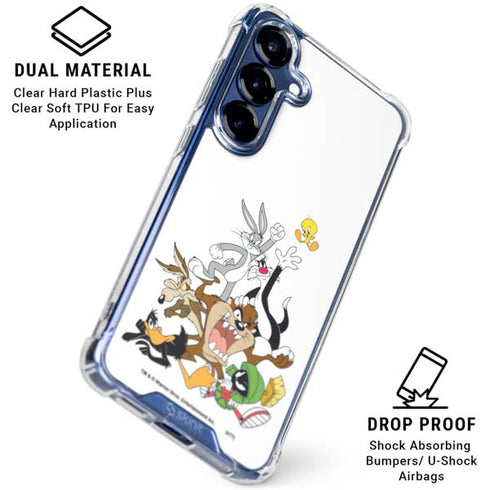 Looney Tunes All Together Galaxy S25 Clear Case