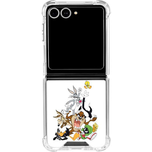 Looney Tunes All Together Galaxy Z Flip7 Clear Case