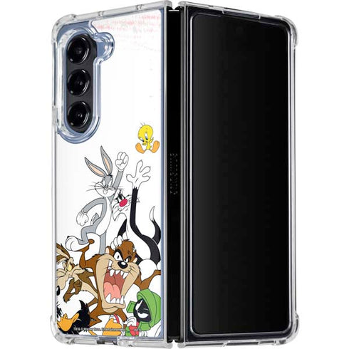Looney Tunes All Together Galaxy Z Fold5 5G Clear Case