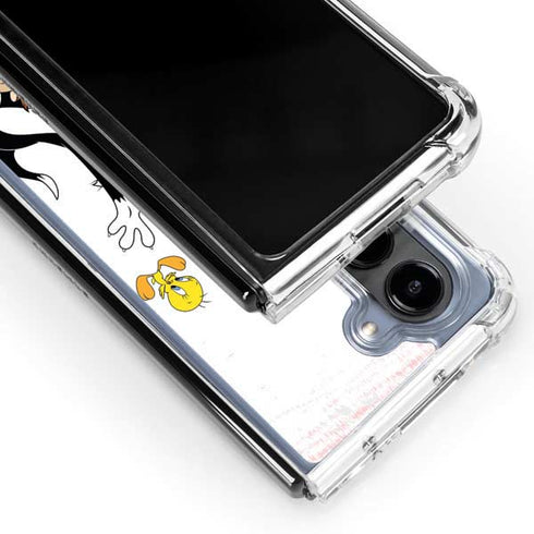 Looney Tunes All Together Galaxy Z Fold5 5G Clear Case