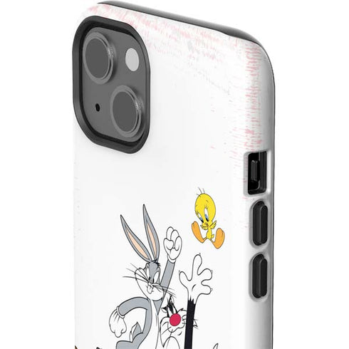Looney Tunes All Together iPhone 15 Impact Case