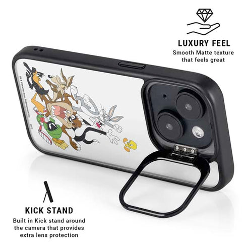 Looney Tunes All Together iPhone 15 Kickstand Case