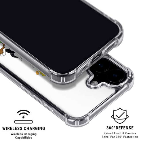 Looney Tunes All Together iPhone 16 Clear Case