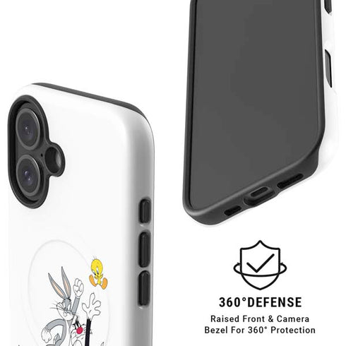 Looney Tunes All Together iPhone 16 Plus Magsafe Impact Case