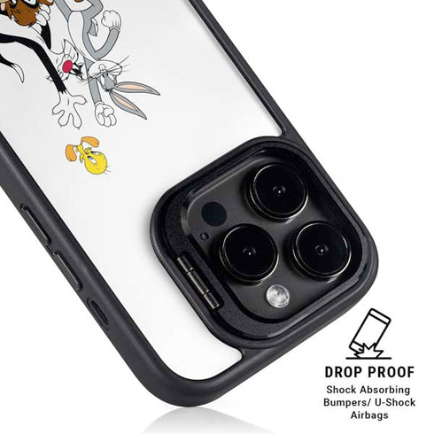 Looney Tunes All Together iPhone 16 Pro Max Kickstand Case