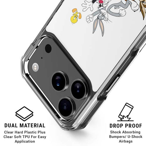 Looney Tunes All Together iPhone 17 Pro Clear Case
