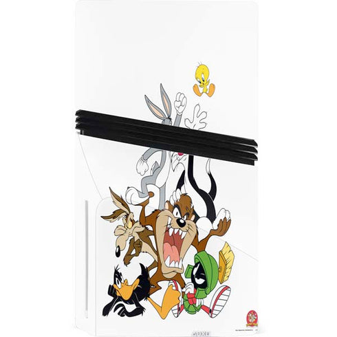 Looney Tunes All Together PS5 Pro Disk Console Skin