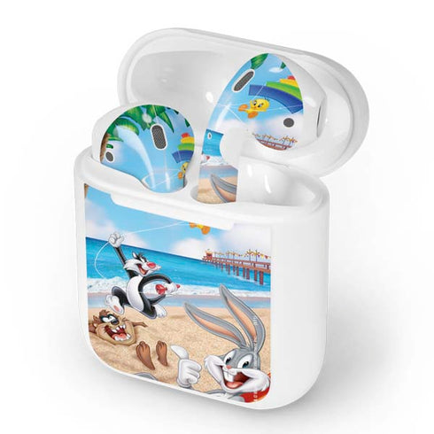 Looney Tunes Beach Apple AirPods Skin