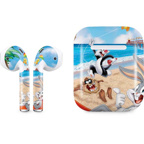 Looney Tunes Beach Apple AirPods Skin
