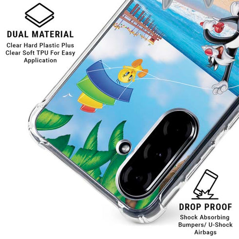 Looney Tunes Beach Galaxy A36 5G Clear Case