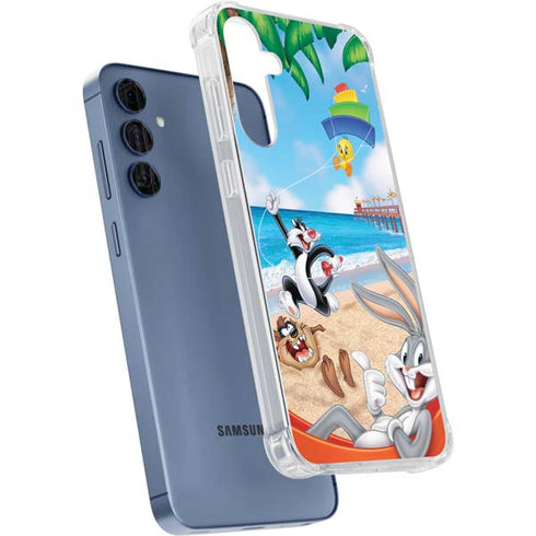 Looney Tunes Beach Galaxy A55 5G Clear Case