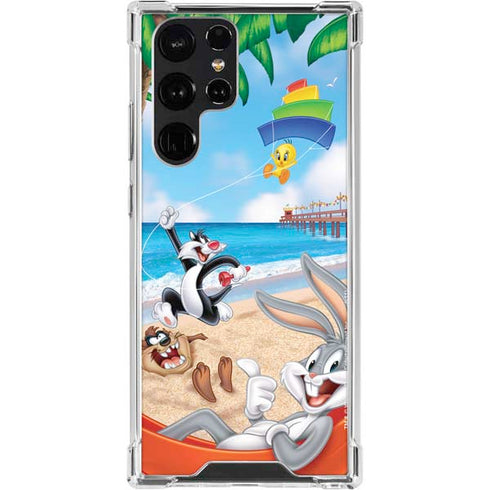 Looney Tunes Beach Galaxy S23 Ultra Clear Case