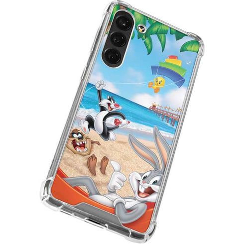 Looney Tunes Beach Galaxy S24 FE Clear Case