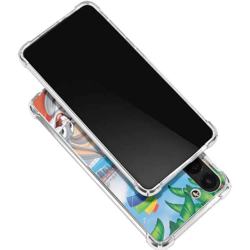 Looney Tunes Beach Galaxy S24 FE Clear Case