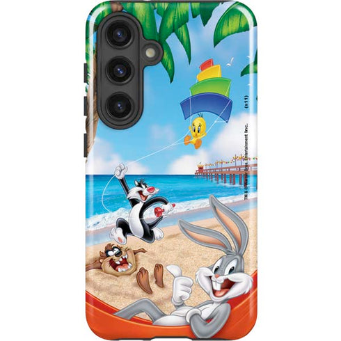 Looney Tunes Beach Galaxy S25 Plus Impact Case