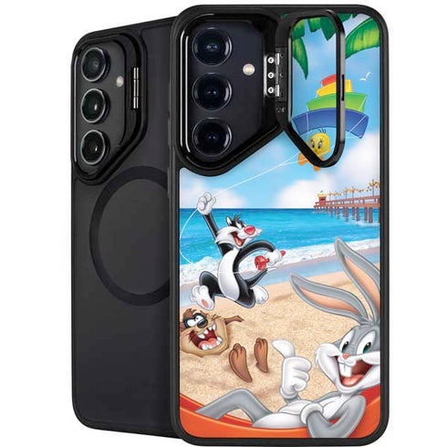 Looney Tunes Beach Galaxy S25 Plus Kickstand Case