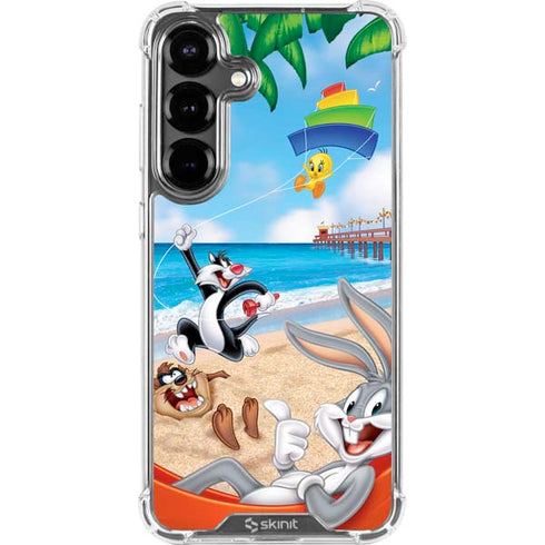 Looney Tunes Beach Galaxy S26 Clear Case