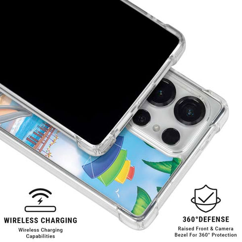 Looney Tunes Beach Galaxy S26 Ultra Clear Case